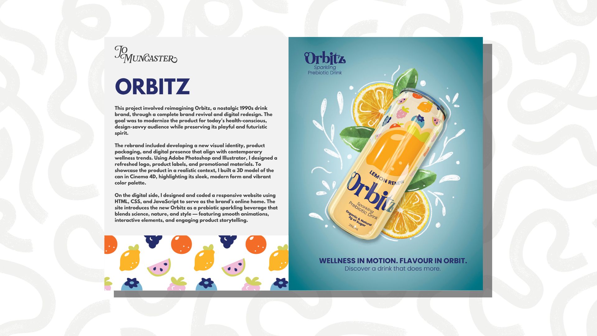 Orbitz | Prebiotic Beverage Brand Identity
